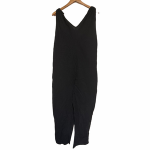Casual Black Women Jumpsuit Romper Overalls Trendy Stylish Lady XXL
